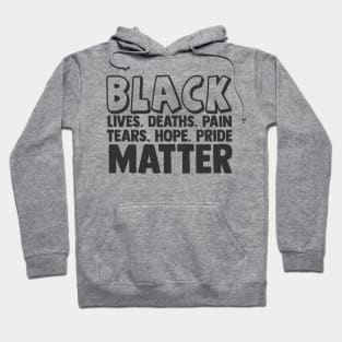 Black Lives Matter, Civil Rights, I can't Breathe, Black Power Hoodie